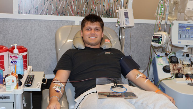 Gift of Life stem cell donor Patrick was amazed and humbled when he learned he was a genetic match for a woman in her 60s with blood cancer. He felt it was his responsibility to donate after this one-in-a-million match came through.