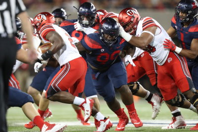 Dereck Boles is pictured here playing football for University of Arizona while he was in college. He is now 26 and is fighting to overcome leukemia. He and his family are working with Gift of Life Marrow Registry to find him a volunteer donor for a peripheral blood stem cell or bone marrow transplant to give him the best chance of a cure. 