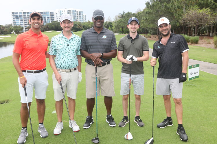 Supporters on the beautiful Boca West golf course at Gift of Life's annual Celebrity Golf Tournament.