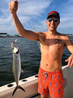 Gift of Life stem cell donor Tyler enjoys fishing in his free time. 