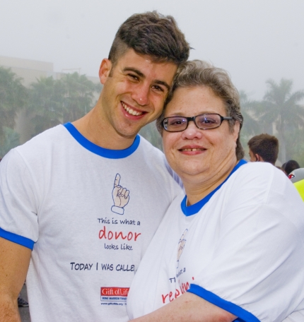 Donor Alec met his recipient, Susan, in December 2014.