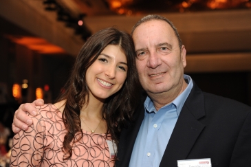 Nicole donated bone marrow to save Terry's life. They met at the Gift of Life annual gala in 2013.