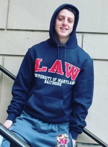 Corey Ruben, bone marrow donor, recently entered law school at the University of Maryland.