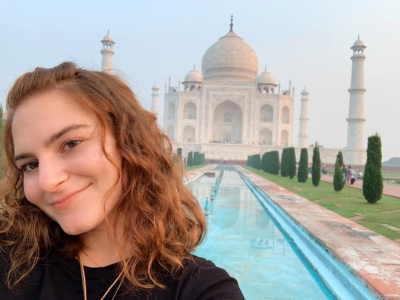 Stem cell donor Taylor loves to travel the world, and hopes to go to meet her recipient some day.