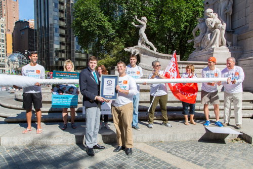 In 2016, Gift of Life Marrow Registry built the Guinness Book of World Records "World's Largest Swab" for the World Marrow Donor Day celebration. 