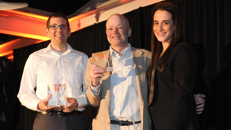 Stem cell donor Evan Smith and his recipient Paul Katz were introduced for the first time by Lia Krief.