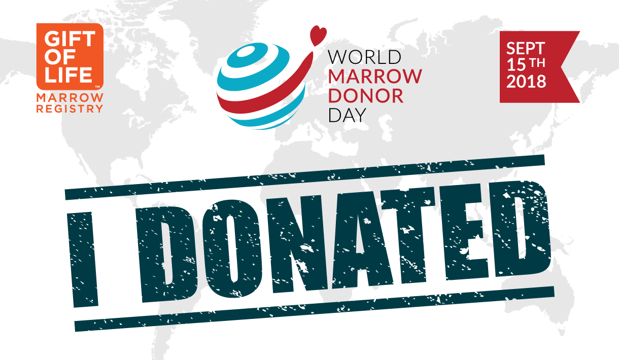 Show your pride as a marrow or stem cell donor on World Marrow Donor Day!