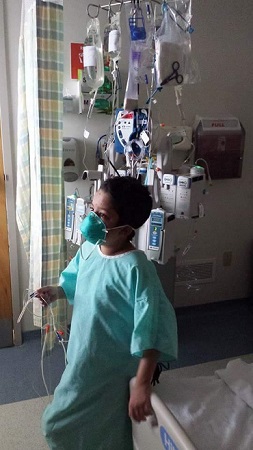 Airius Blaser before his lifesaving bone marrow transplant. 