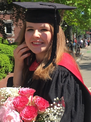Christina got the call that she was a match for a patient during her graduation ceremony.
