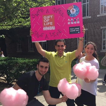 Gift of Life Campus Ambassadors at Brooklyn College and at more than 80 other campuses across the country held drives in support of World Marrow Donor Day.