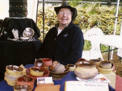 Cancer survivor Rich LIttle, a retired teacher, plans to expand his pottery studio to accommodate students.