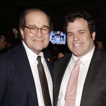 Dr. Stephen Colen [L] meets his bone marrow donor David Friedman.