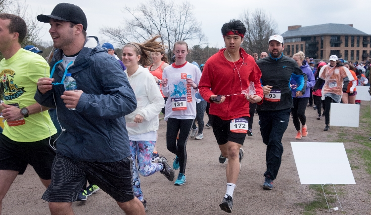 Nearly 400 runners, walkers and supporters showed up for the Steps for Life 5k Boston to support Gift of Life's mission to cure blood cancer.