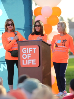 Steps for Life Committee Chairs Dana Aberman, Donna Krasner and Wendy Schulman have organized the event for ten years. 