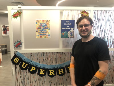 Stem cell donor Ryan matched a patient only three months after joining the Gift of Life Marrow Registry, and was happy to donate his stem cells on an accelerated schedule to help a man battling leukemia who was in urgent need. 