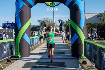 Gift of Life stem cell donor Mary celebrates her best running time ever, inspired by thoughts of her stem cell recipient. 