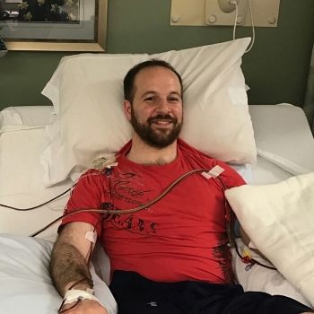 Jacob, a ZBT fraternity brother, donated peripheral blood stem cells for transplant to a woman suffering from leukemia.