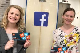 The team at Facebook held "Swab at Your Job" drives in-house so their staff could join Gift of Life Marrow Registry and help their communities.