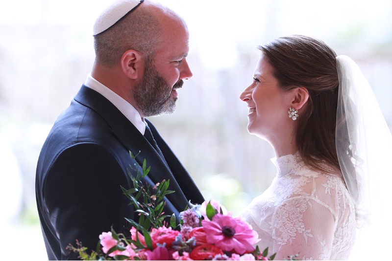 Gift of Life Chairman Emeritus William Begal and his wife Kira Epstein at their wedding. In lieu of wedding gifts, the couple asked for contributions to be made to Gift of Life Marrow Registry.